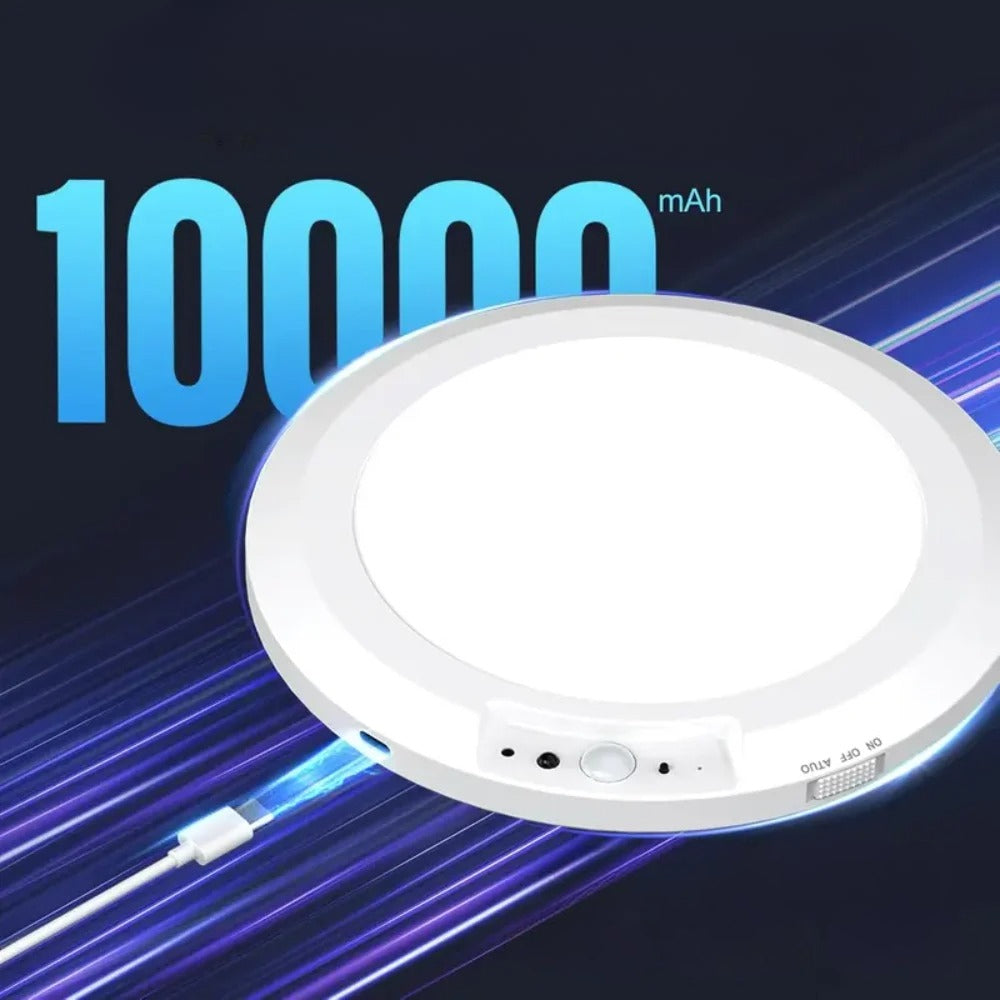 Plafoniera LED Sensore Movimento Ricaricabile Telecomando