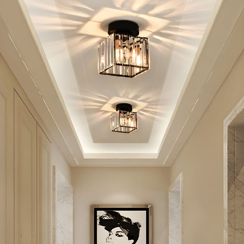 Plafondlamp Kristal Moderne Messing Plafondverlichting Hal Woonkamer