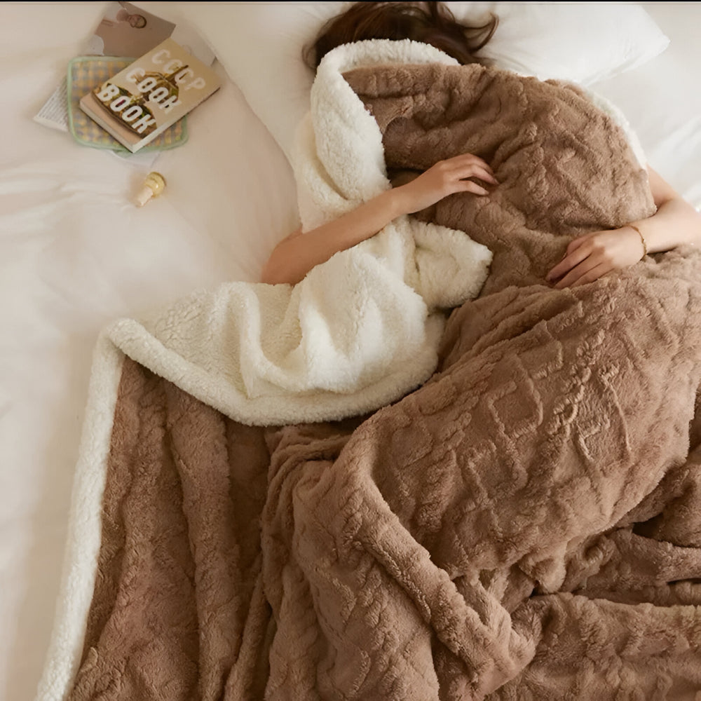 Plaid Deken Warm Dik Winter Bank Bed Comfort Groot