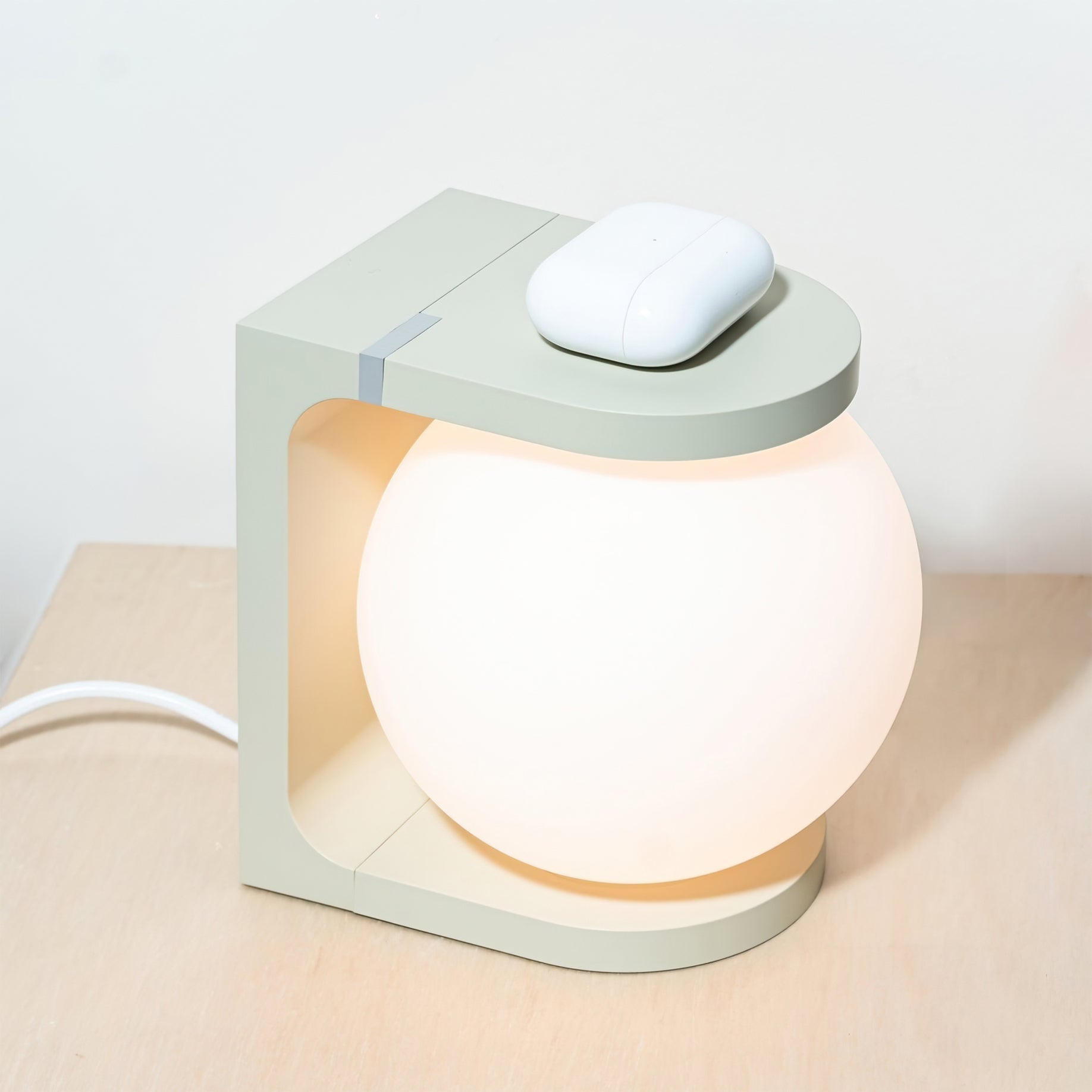 LumiCharge - Wireless Rechargeable LED Table Lamp with Book Support
