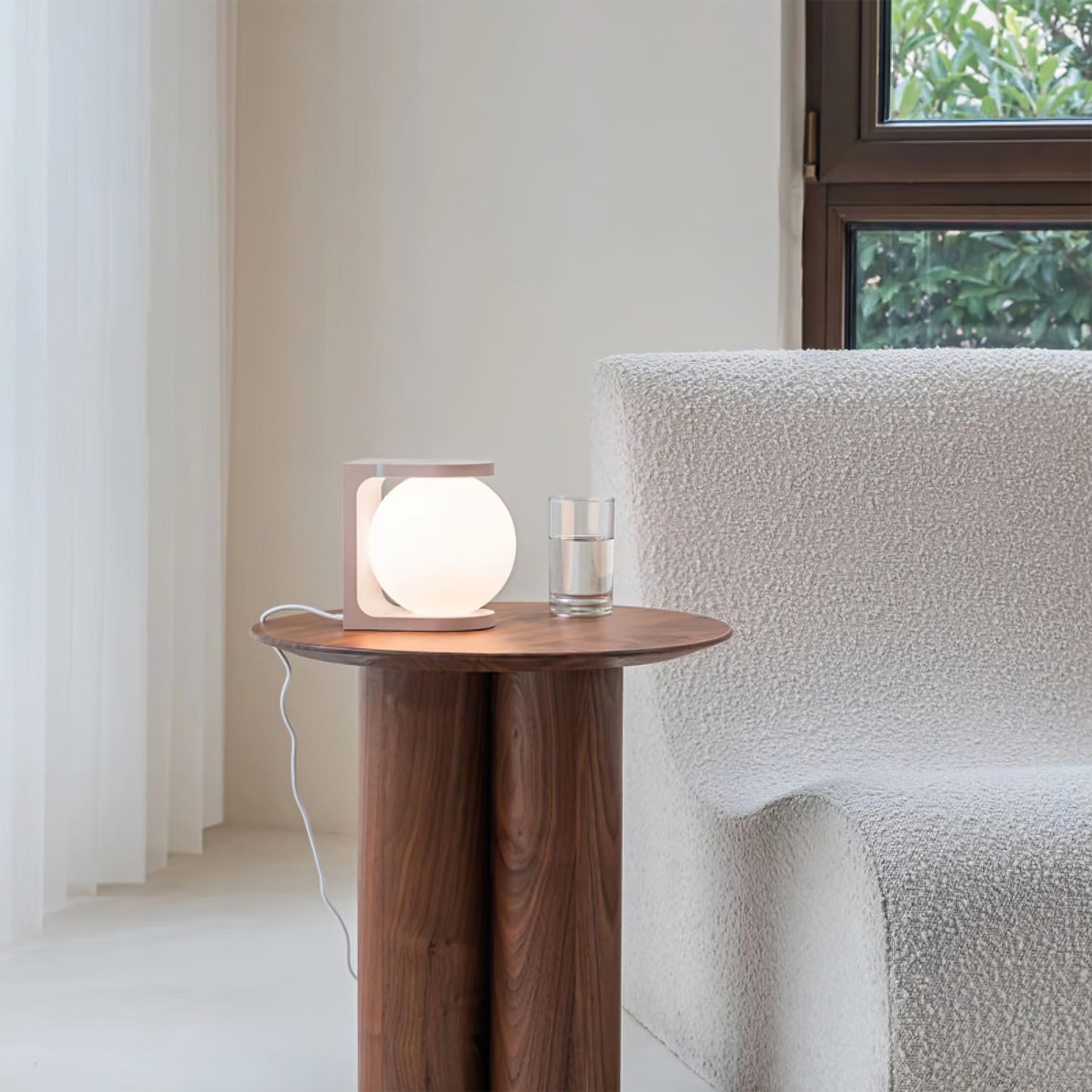 LumiCharge - Wireless Rechargeable LED Table Lamp with Book Support