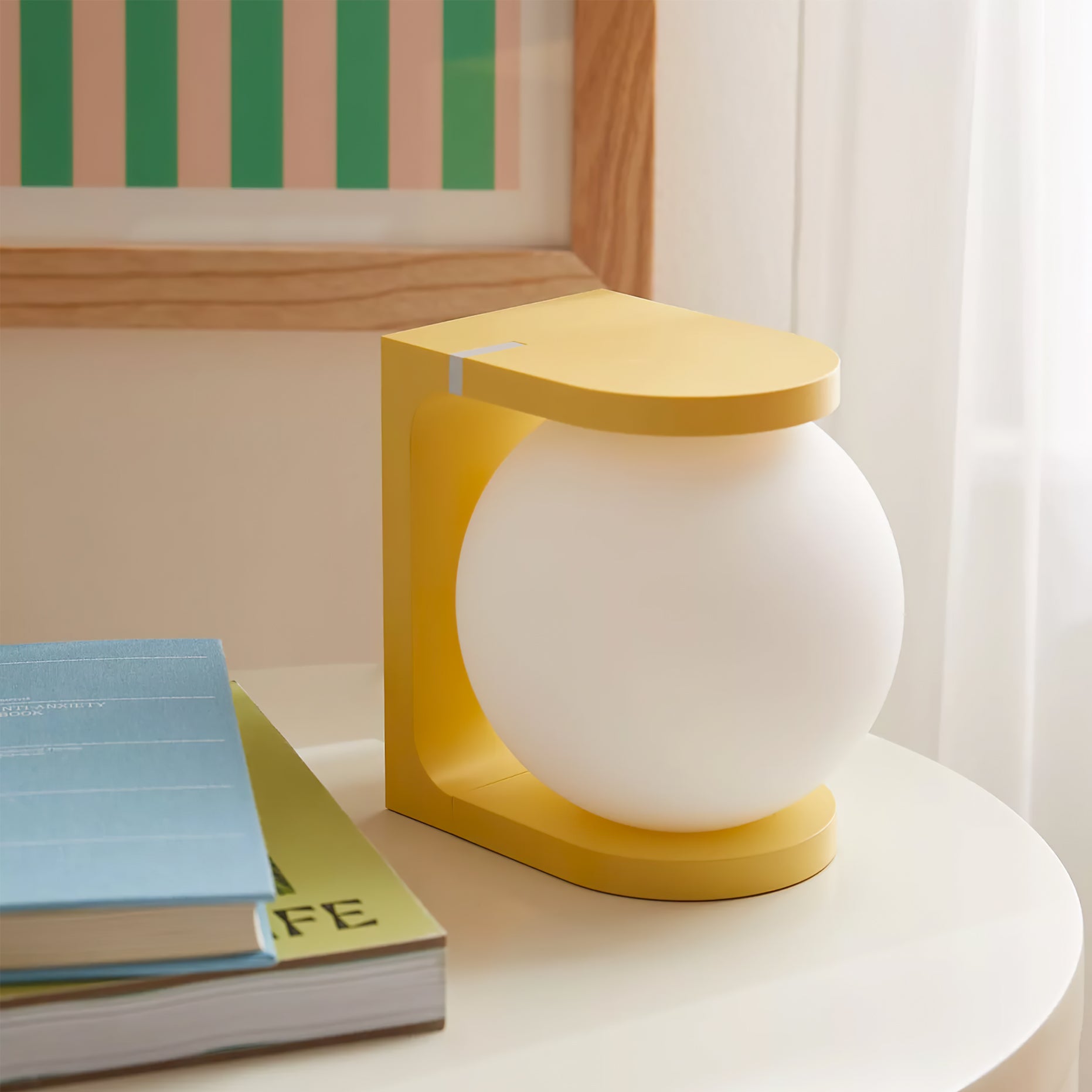 LumiCharge - Wireless Rechargeable LED Table Lamp with Book Support