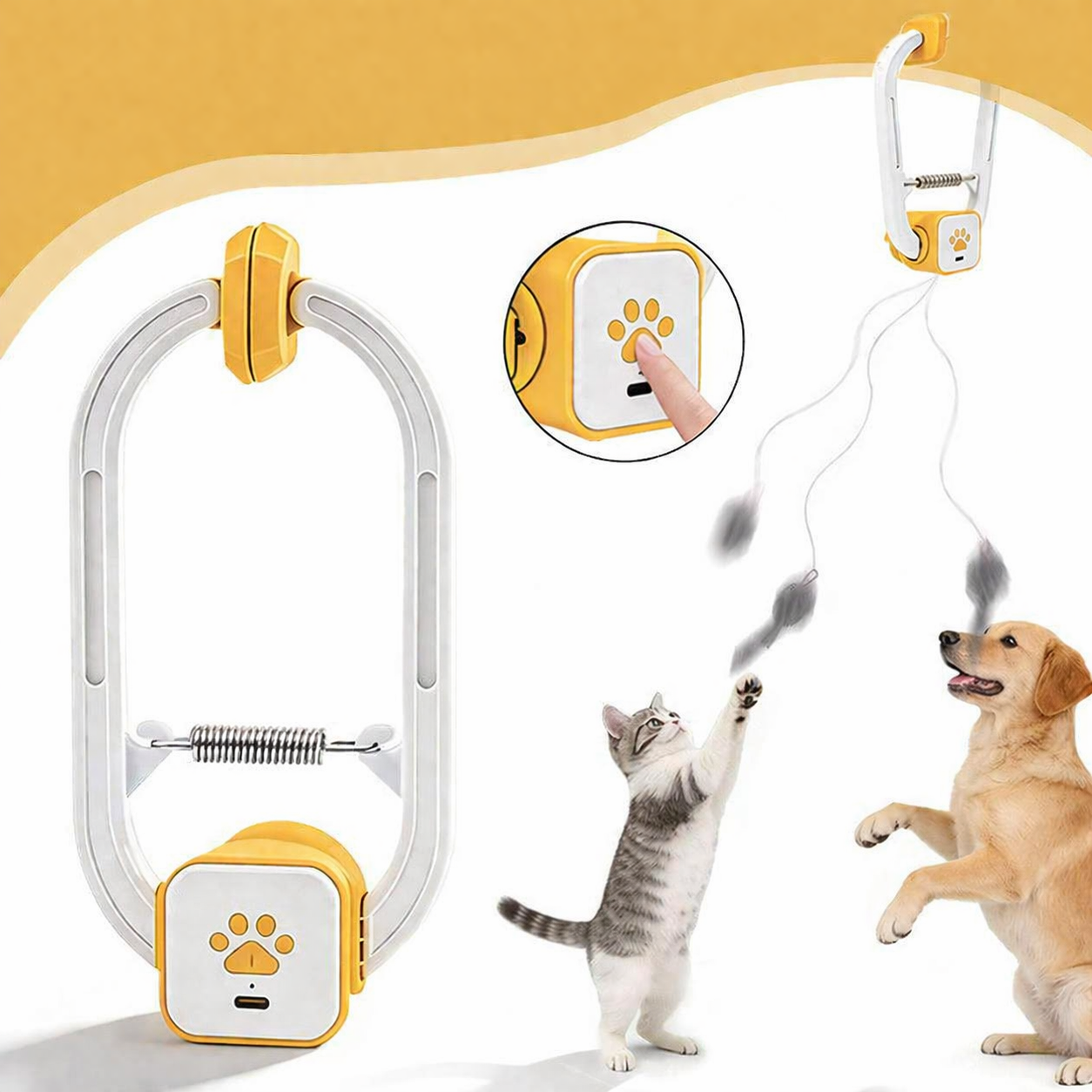 Interactive Cat Toy Wireless Control Rechargeable Battery