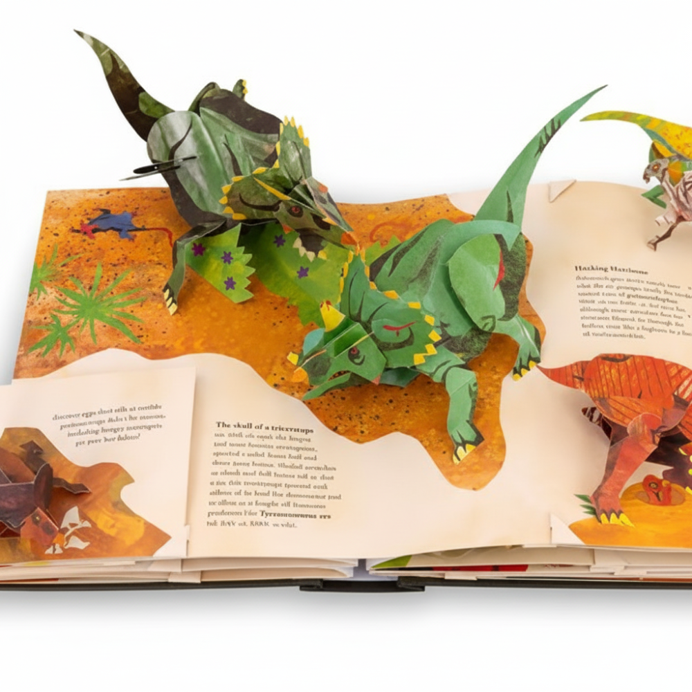 Pop Up Book 3D Dinosaur Childrens Book Educational Hardcover