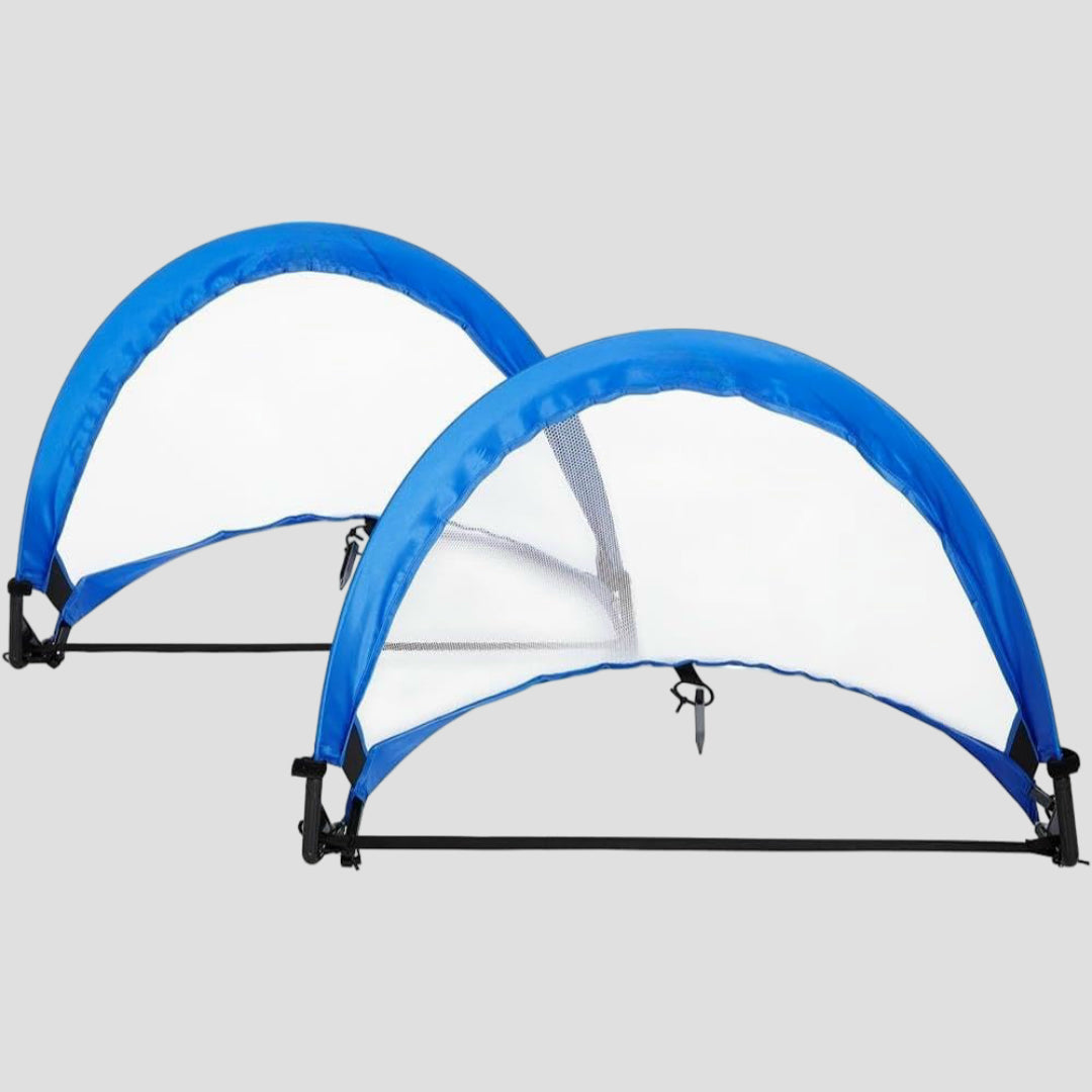 Porta Calcio Mondiali Bambini Pieghevole Allenamento Portatile Set 2