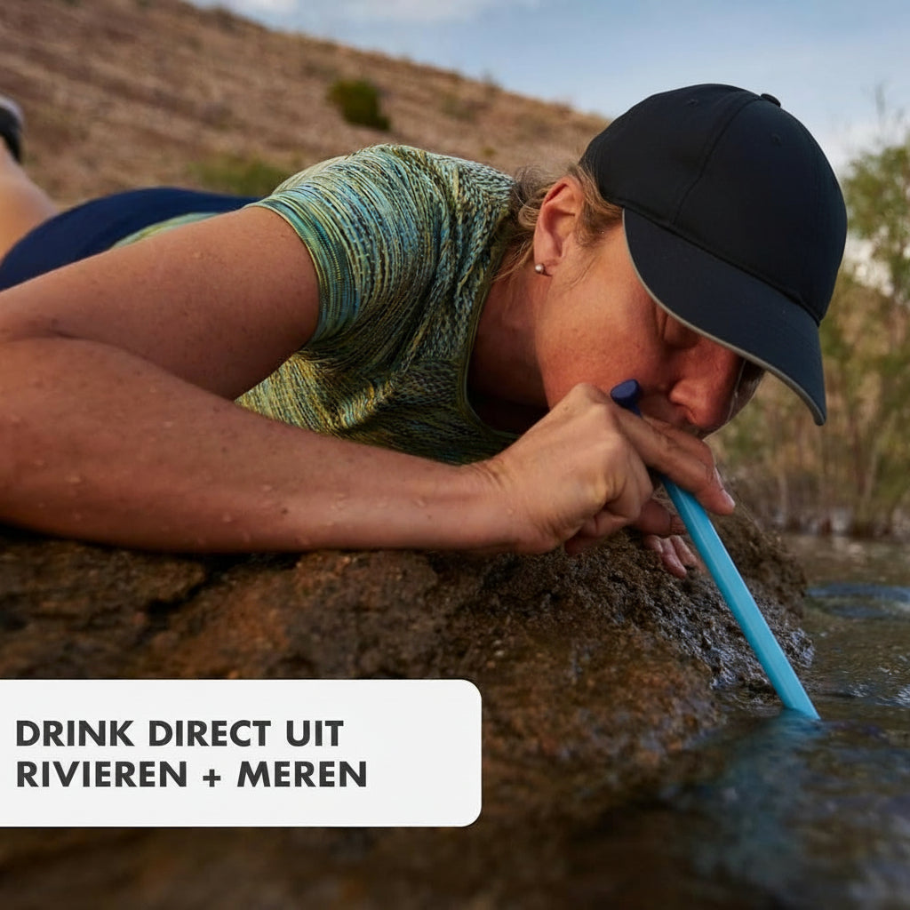 Portable Water Filter Straw for Outdoor Survival Hiking Camping 6