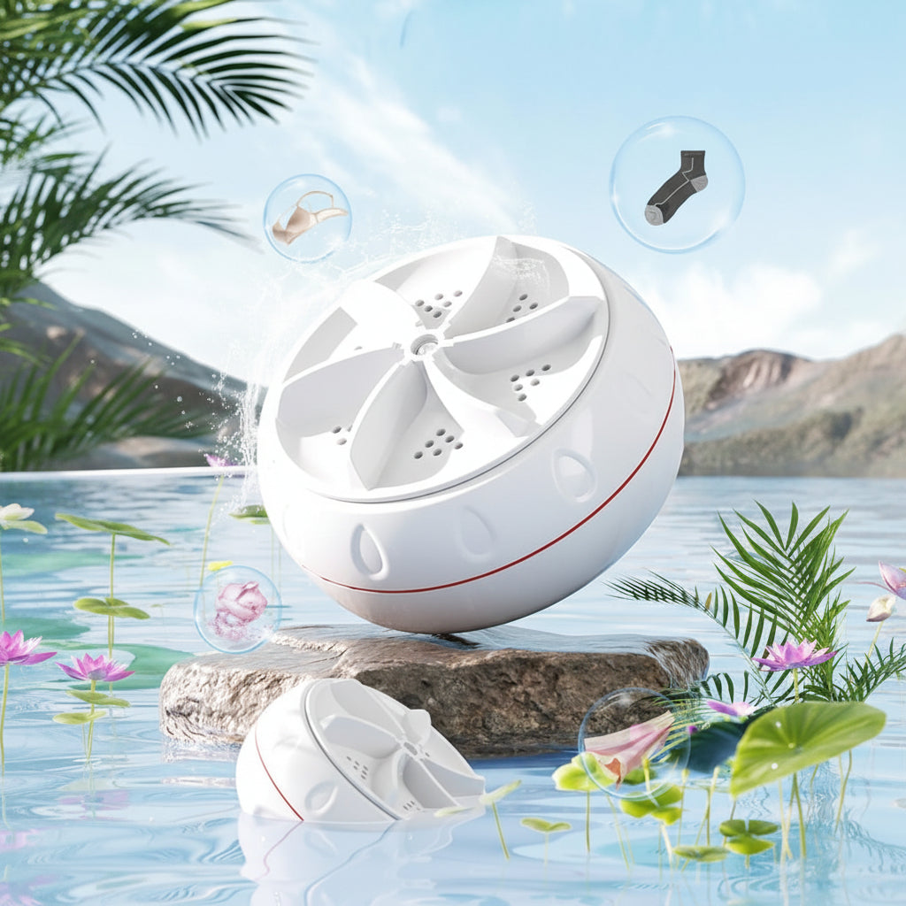 Wasmachine Draagbaar Mini USB Ultrasoon Reizen Appartement