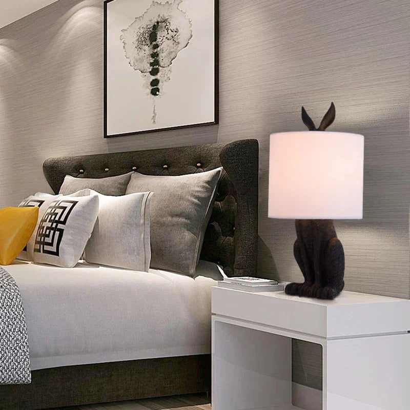 DesignGlow - Lampada da tavolo con coniglio in stile moderno