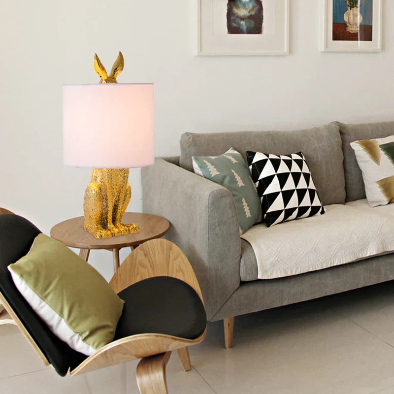 DesignGlow - Lampada da tavolo con coniglio in stile moderno
