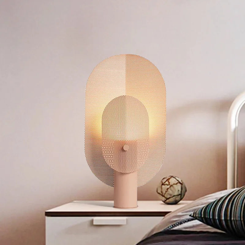 LumeGrid – Scandinavian Table Lamp with Dimmable LED Lighting for Stylish Interiors
