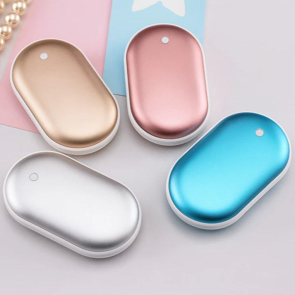 Powerbank Hand Warmer Rechargeable Portable 2-in-1 Device
