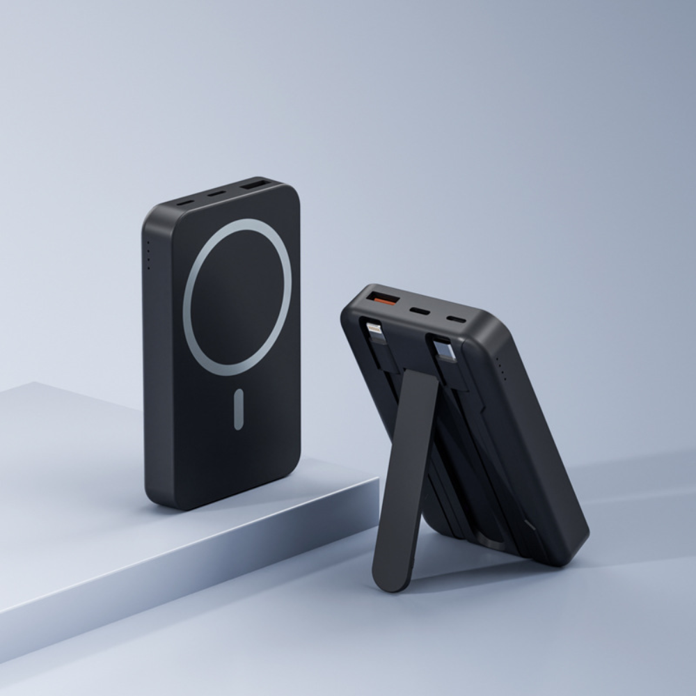 Powerbank Magnetisch Draadloos Oplaadbaar 10000mAh Standaard