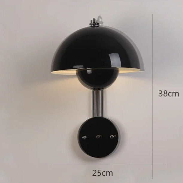 NightBud - Modern Wall Lamp with Mushroom Design