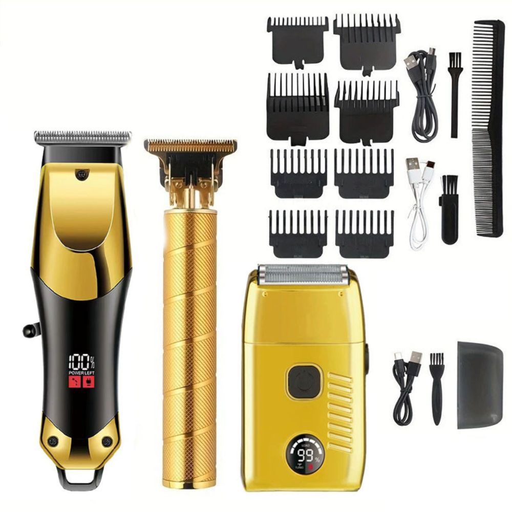 Professional Hair Clipper Powerful Motor Versatile Attachments