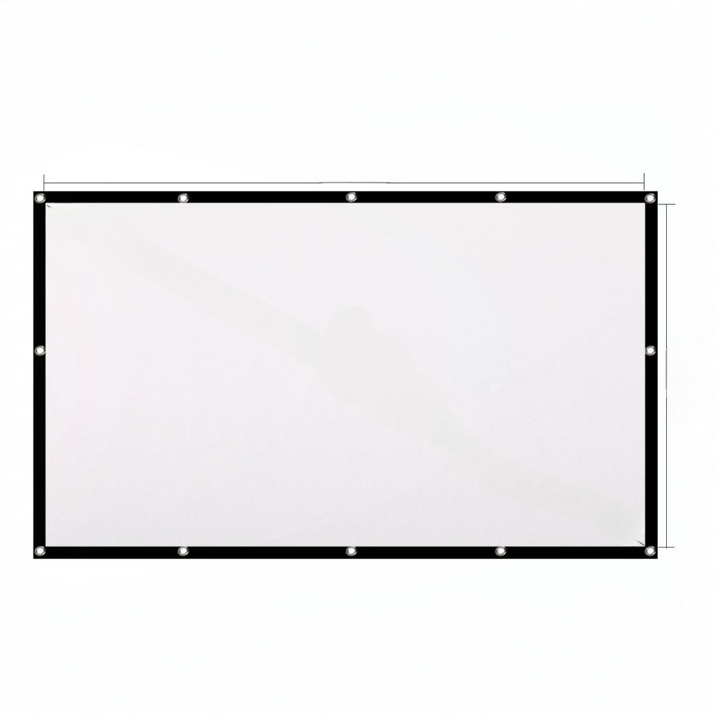 Projector Screen 16:9 Wall Mount Home Theater