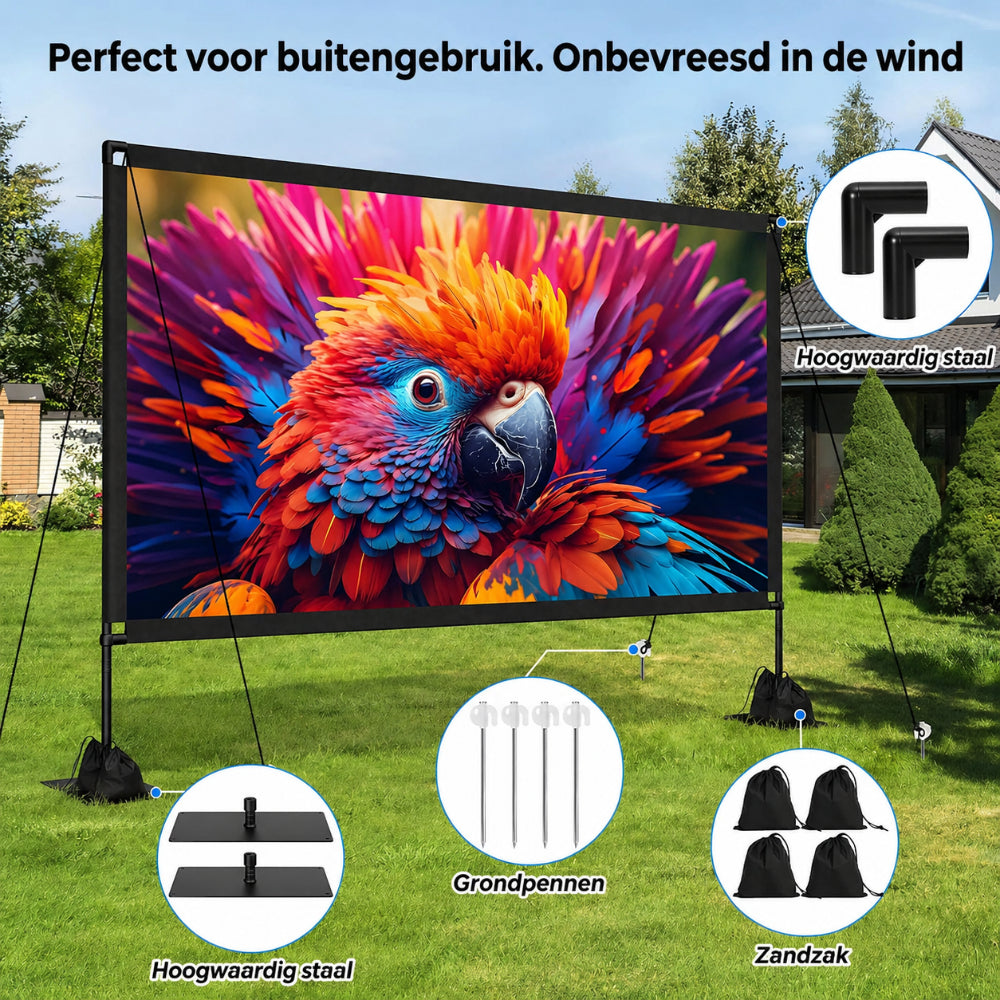 Schermo per proiezione WK, standard, portatile, home cinema