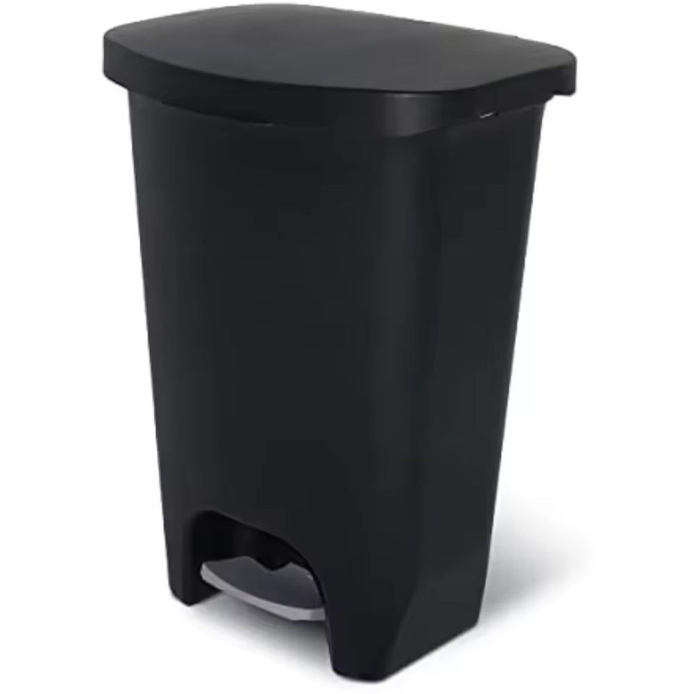 Trash Can Pedal Lid Kitchen Waste Bin Rectangular Garbage Bin