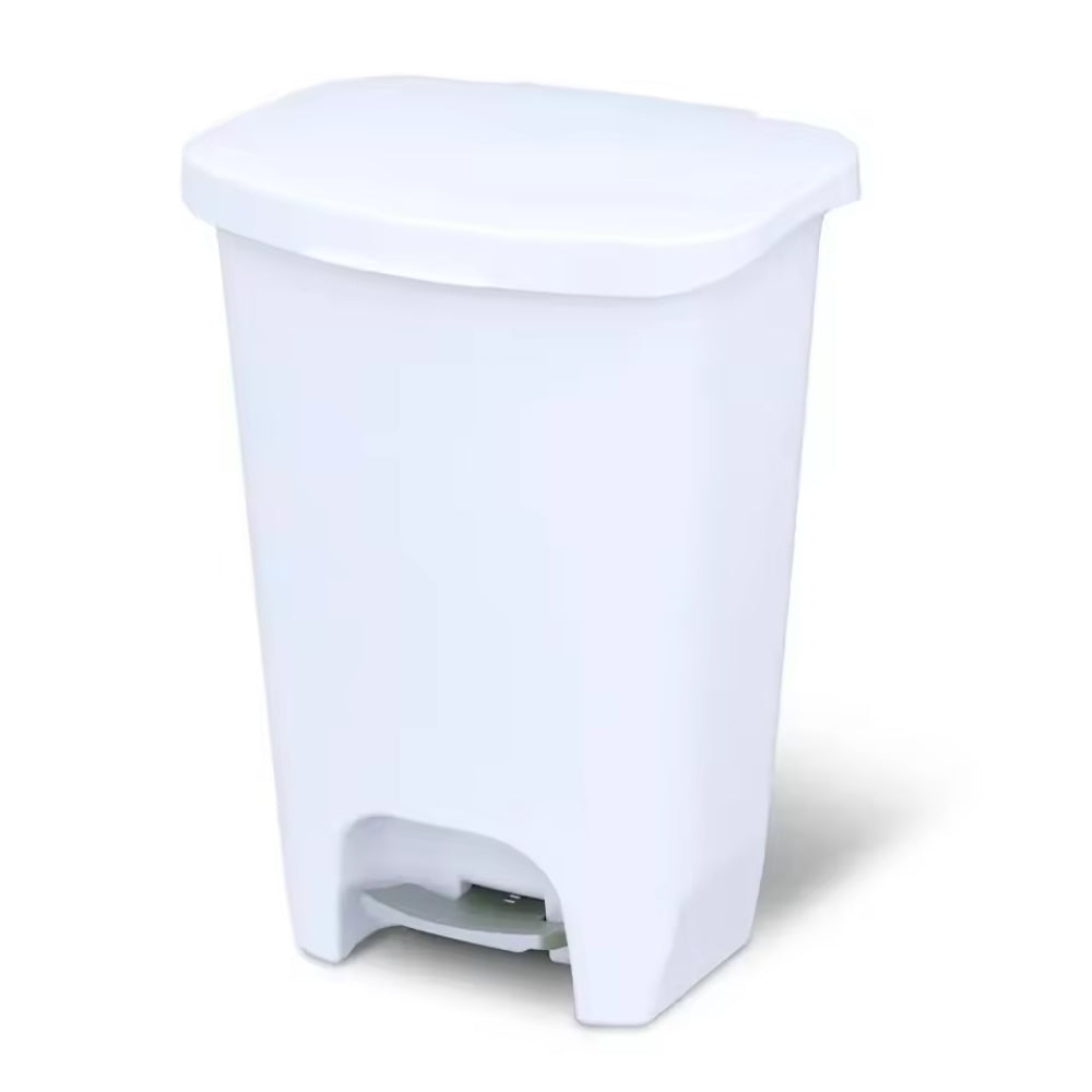 Trash Can Pedal Lid Kitchen Waste Bin Rectangular Garbage Bin