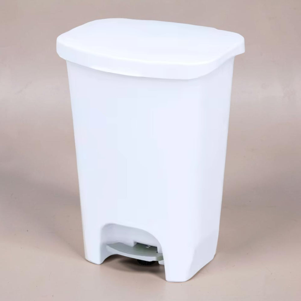 Trash Can Pedal Lid Kitchen Waste Bin Rectangular Garbage Bin