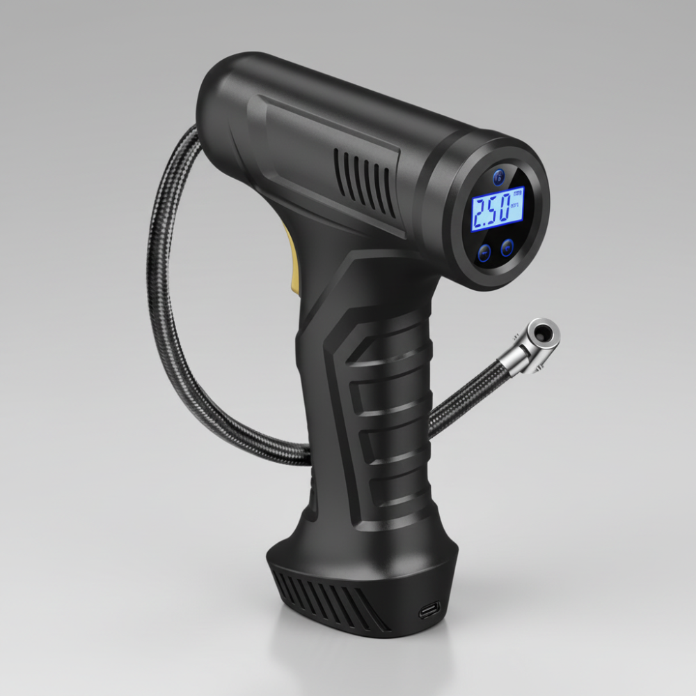 Compressore Aria Portatile Ricaricabile Autostop Intelligente