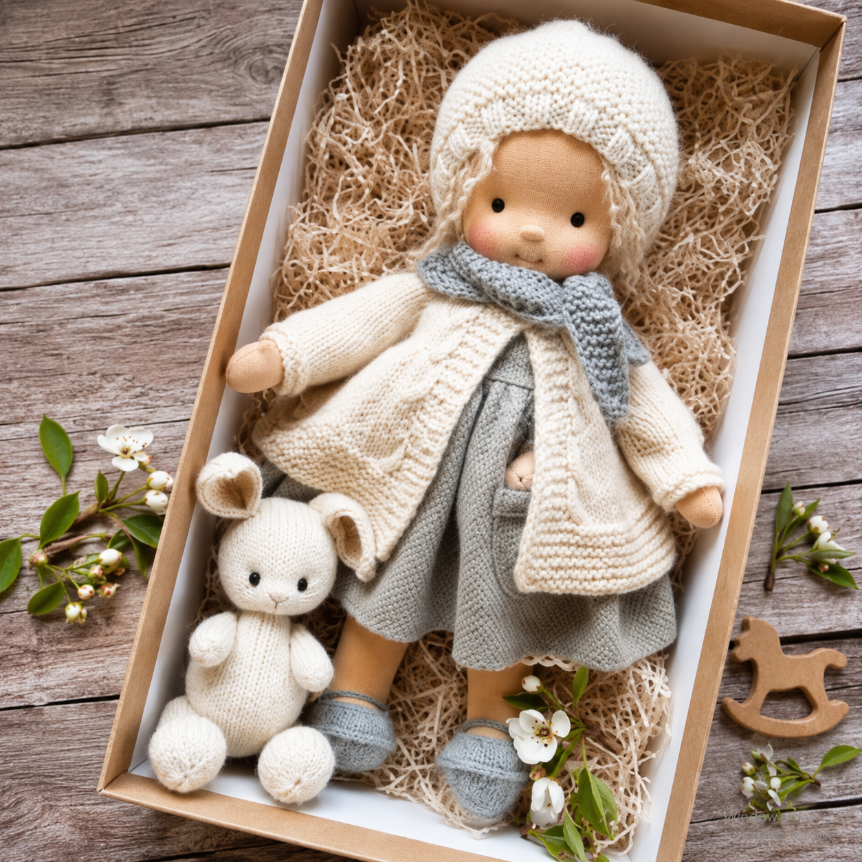 Pupazzo Di Stoffa Bambini Waldorf Giocattolo Morbido