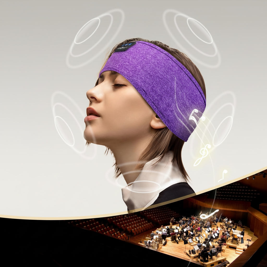 Bluetooth Headphones Sleep Sport Headband Spandex Nylon