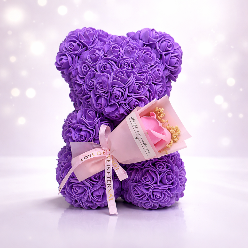 Red Roses Bear Perfect Valentine's Day Gift