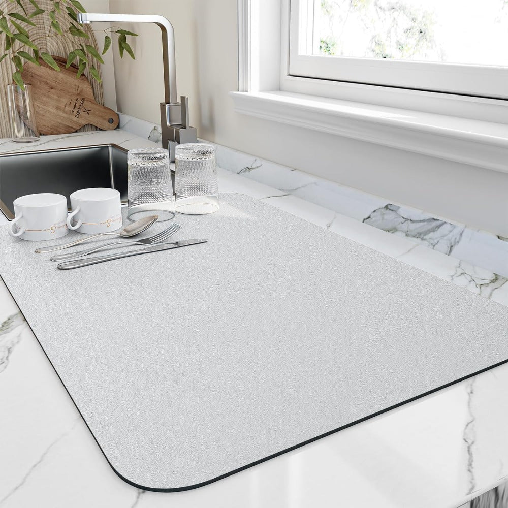 Quick-Drying Kitchen Drying Mat Highly Absorbent Diatomaceous Earth 4