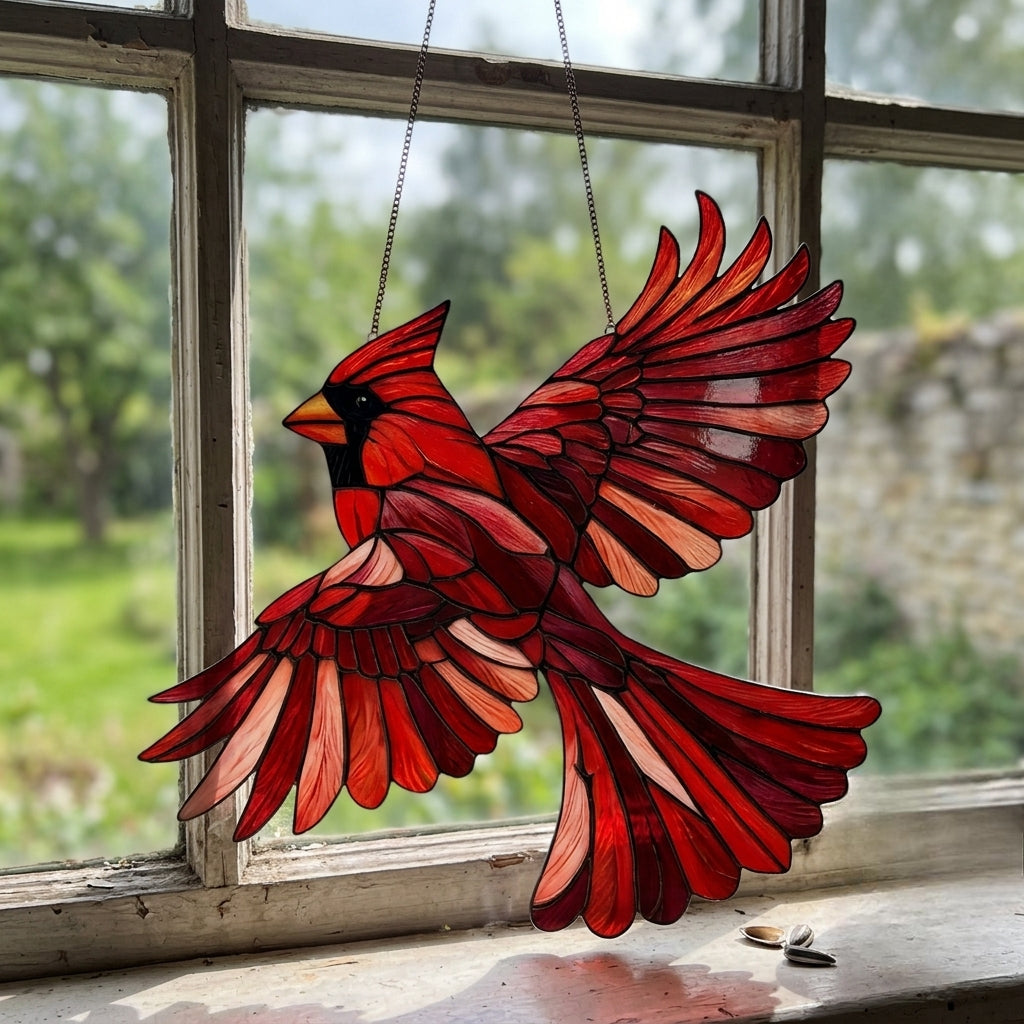 Decorazione Finestra Uccello Suncatcher Appendere Giardino Casa