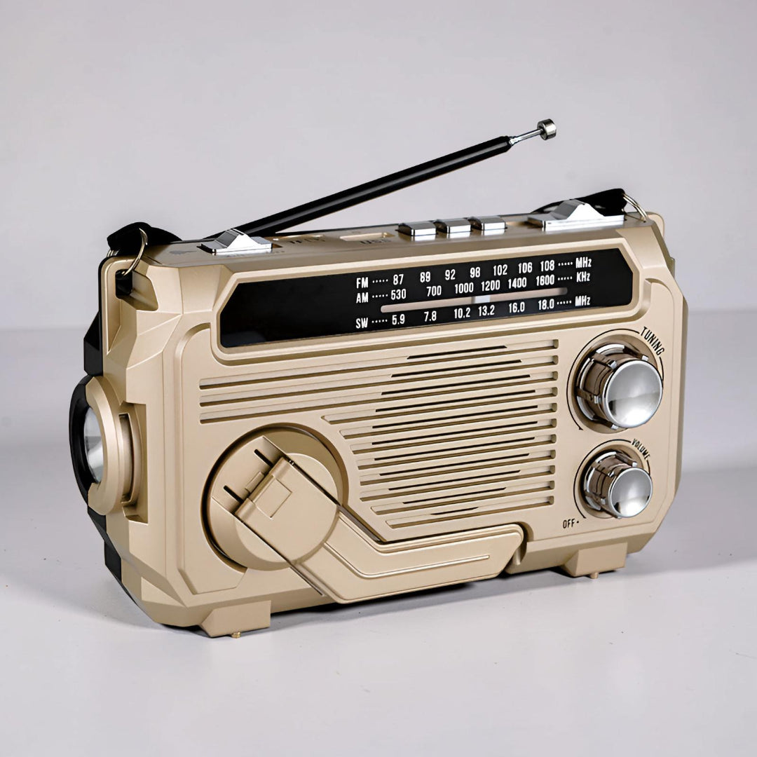 Radio portatile solare Radio Bluetooth Radio di emergenza multifunzionale
