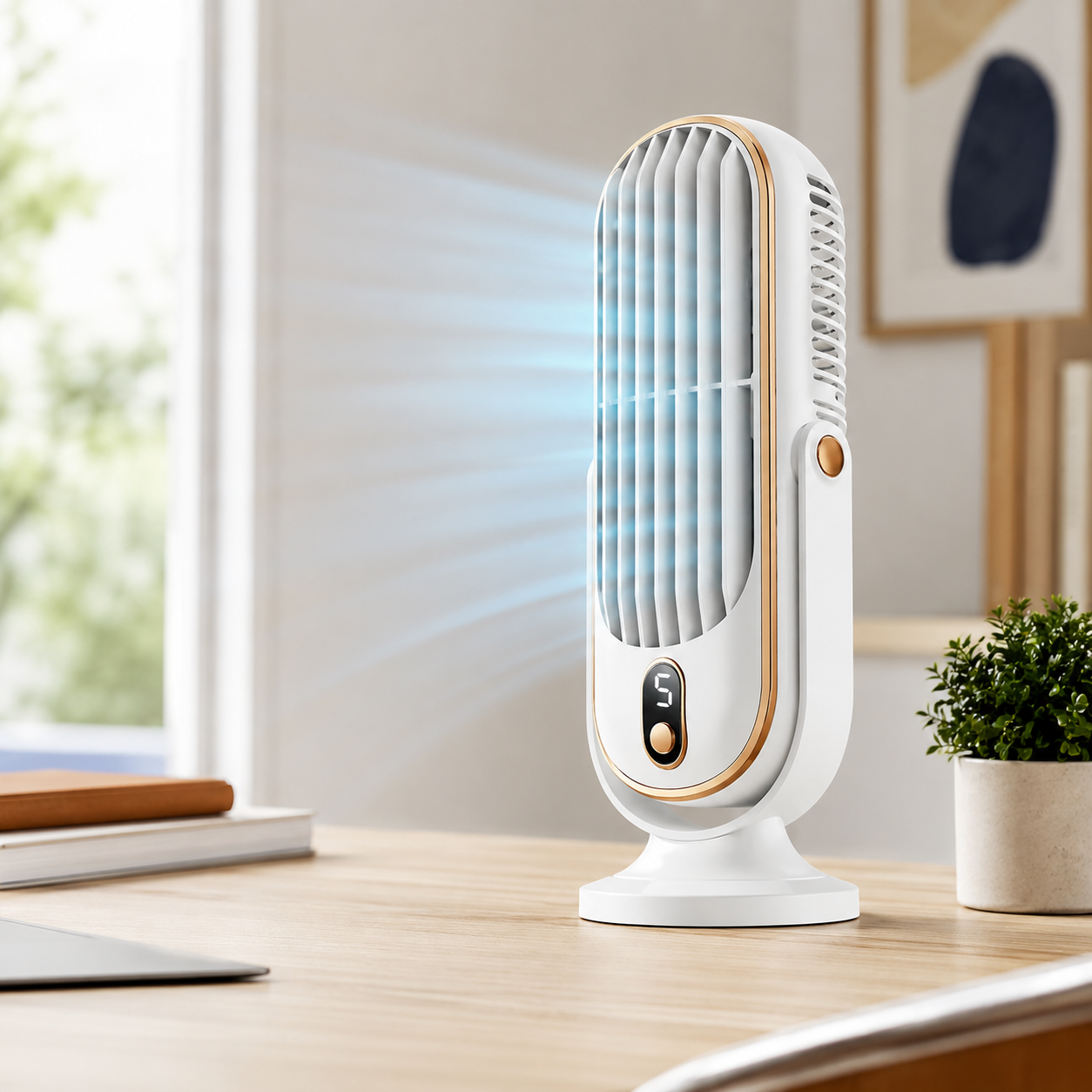 Ventilatore portatile USB da scrivania per raffreddamento