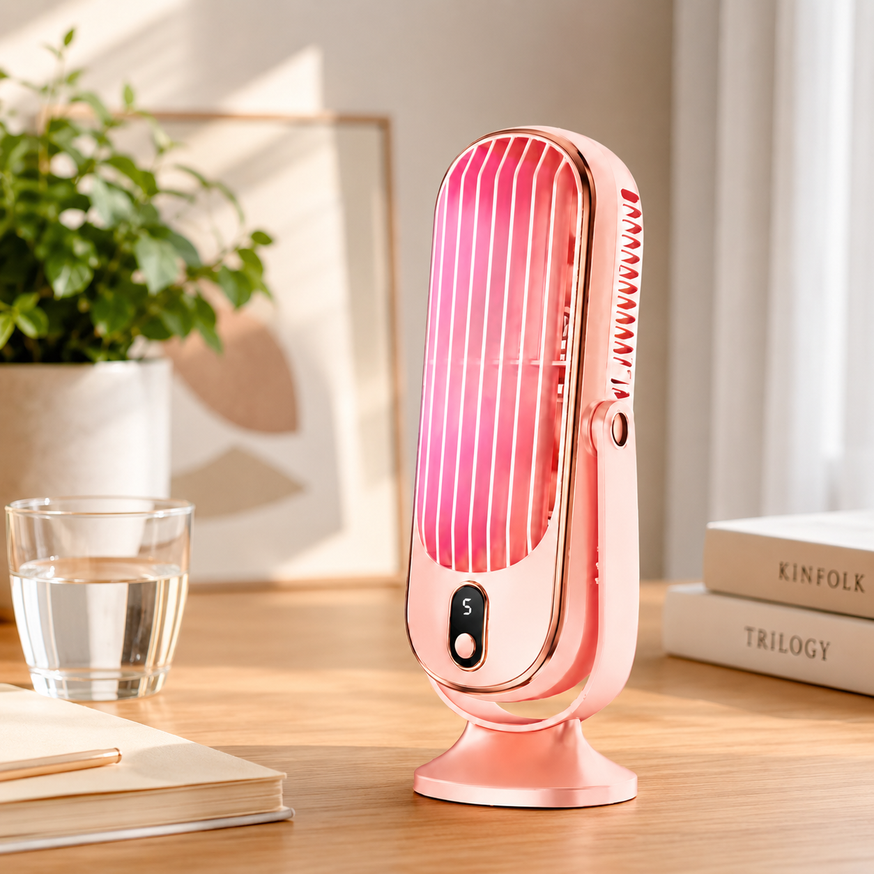 Ventilatore portatile USB da scrivania per raffreddamento