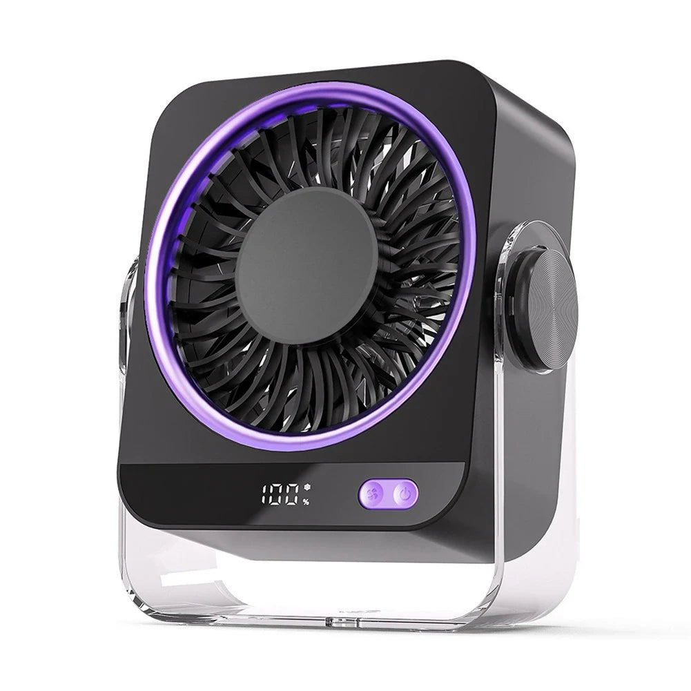 Raffrescatore Portatile Ventilatore Tavolo Ricaricabile