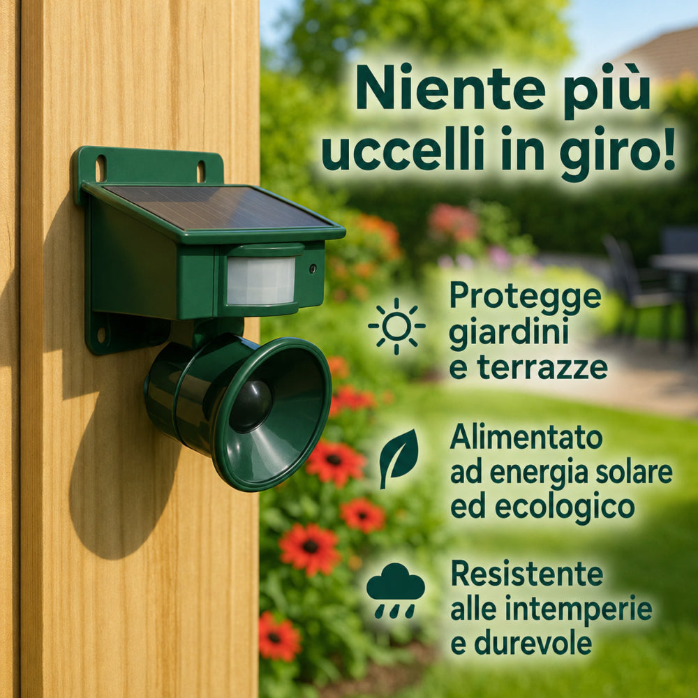 Repellente Uccelli Dispositivo Allontanare Uccelli Dispositivo