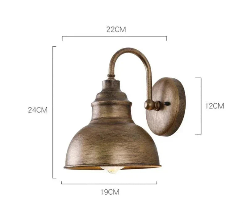 LumiVintage - Waterproof Retro Wall Lamp for Outdoors – Classic Outdoor Lighting