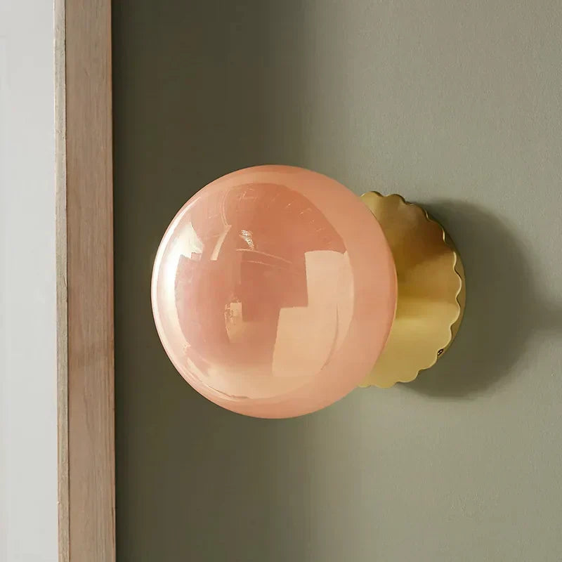 LuxeGlow - Moderne LED Wandlamp met Glazen Bol Elegante Verlichting