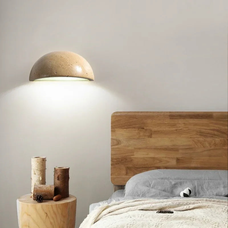 PolarArc - Natural Stone Wall Lamp