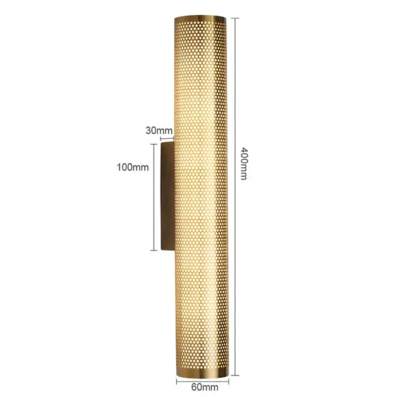 AntiqueGlow - Vintage LED Wand Lamp made of Brass – Classic Lighting
