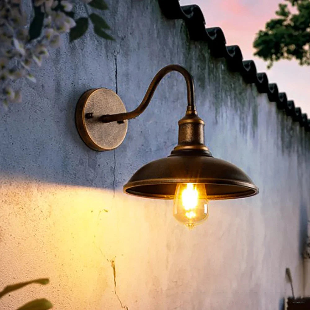 Luminoir Klassiek - Waterbestendige Vintage-Wandlamp