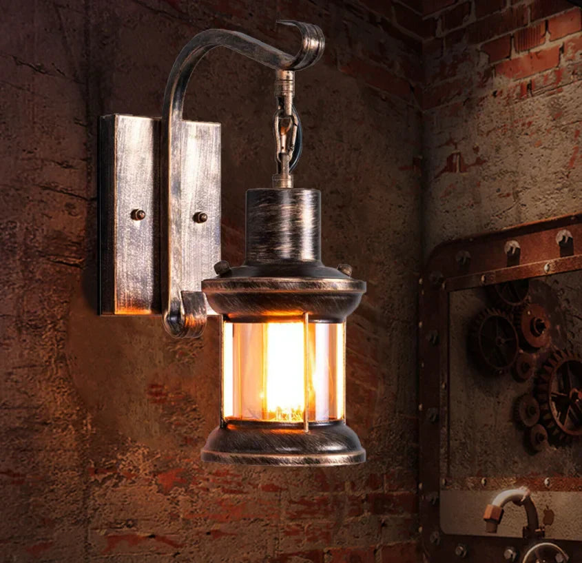 UrbanGlow - Industriële Vintage Wandlamp in Retro Stijl voor Loft, Café & Woonkamer