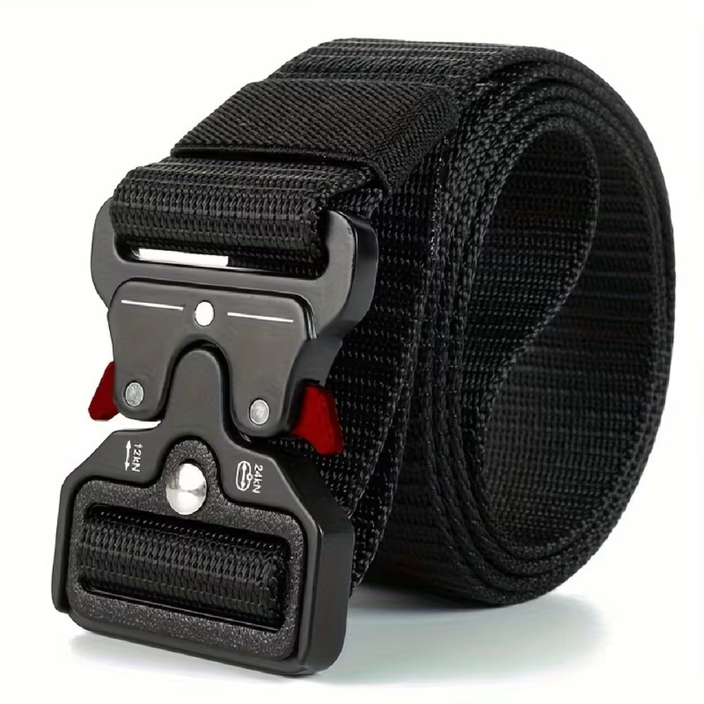 Hiking Belt Tactical Outdoor Buckle Sturdy Adjustable 