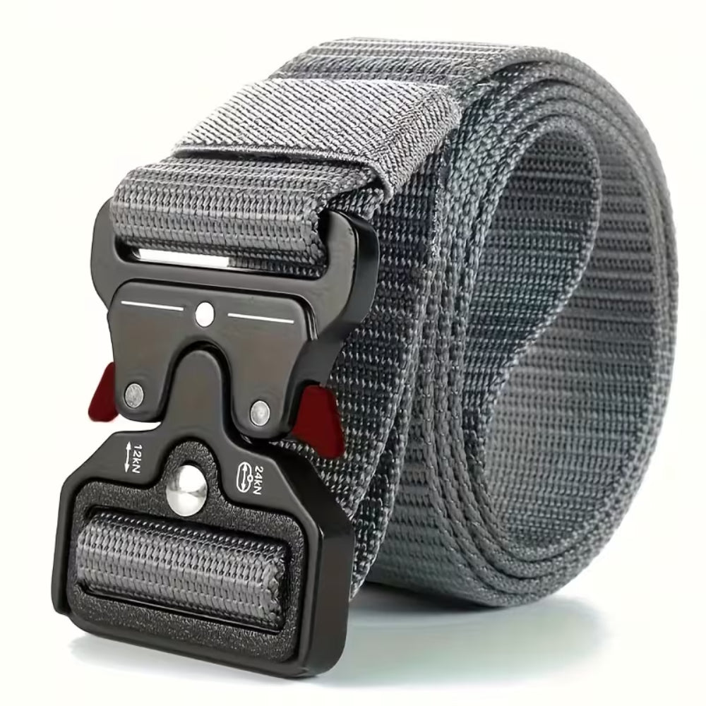 Hiking Belt Tactical Outdoor Buckle Sturdy Adjustable 