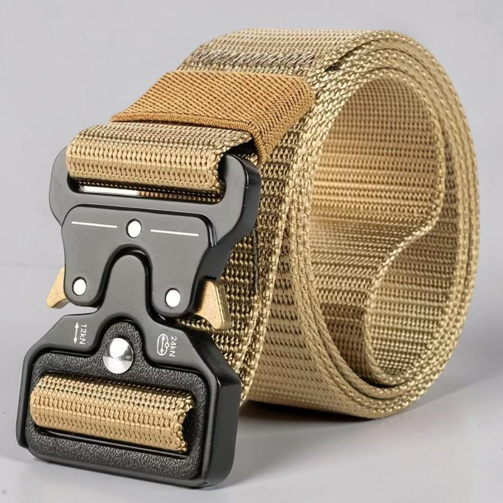 Hiking Belt Tactical Outdoor Buckle Sturdy Adjustable 