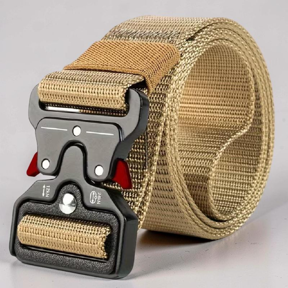 Hiking Belt Tactical Outdoor Buckle Sturdy Adjustable 