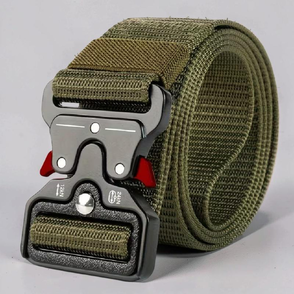 Hiking Belt Tactical Outdoor Buckle Sturdy Adjustable 