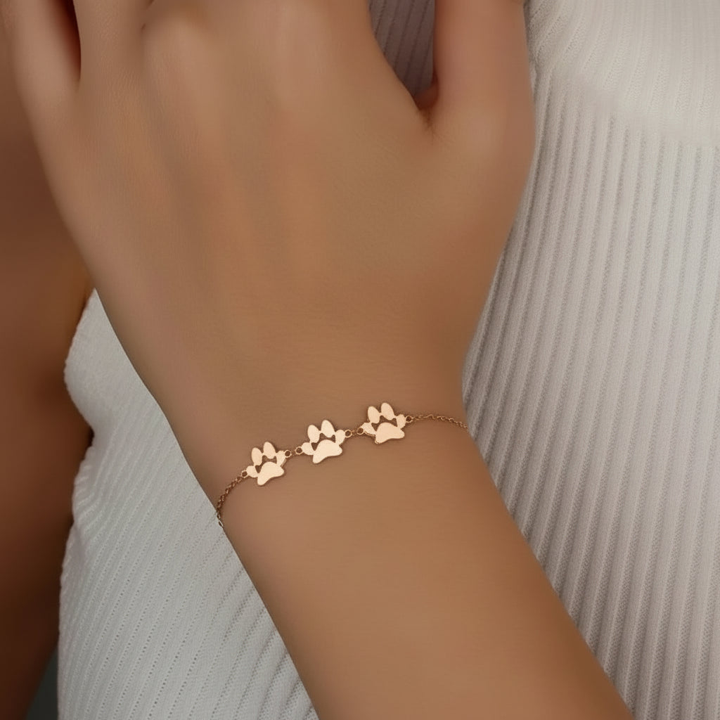 Bracciale Impronta Personalizzato Minimalista Acciaio Inossidabile