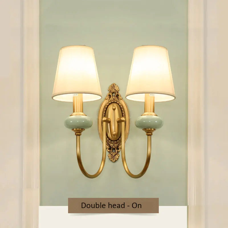 CopperGlow - Classic Wall Lamp for Bedroom and Living Room