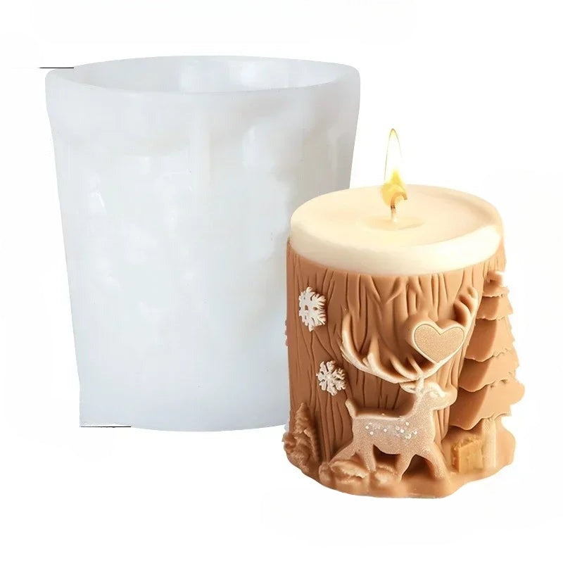 ElkMold – Elegant 3D Christmas Candle Molds