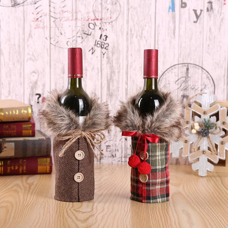 WineWrap - Wine Bottle Cover for Christmas