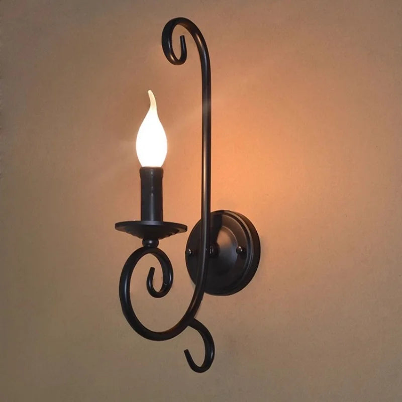 VintageGlow - Candeeiro de Parede Industrial Modelo Longo para Sala de Estar e Quarto